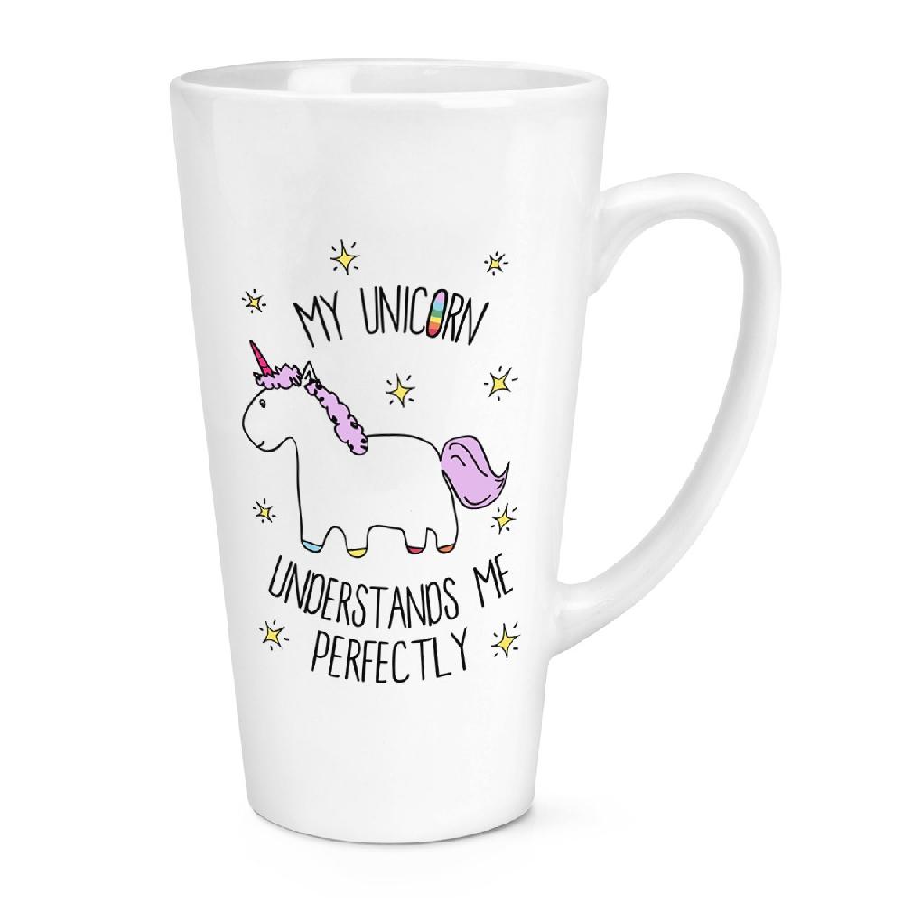 gift base Lila My Unicorn Understands Me 17oz Large Latte Mug Cup