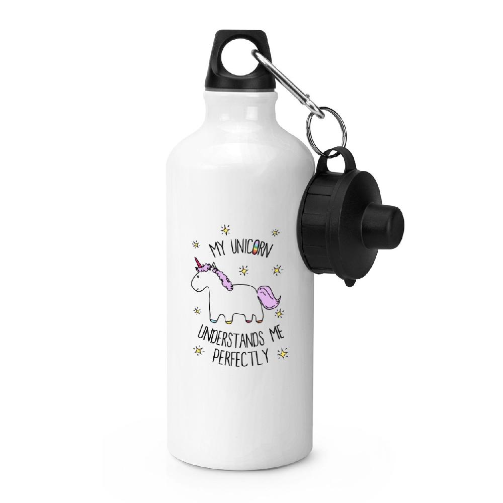 gift base Lila My Unicorn Understands Me Sports Bottle