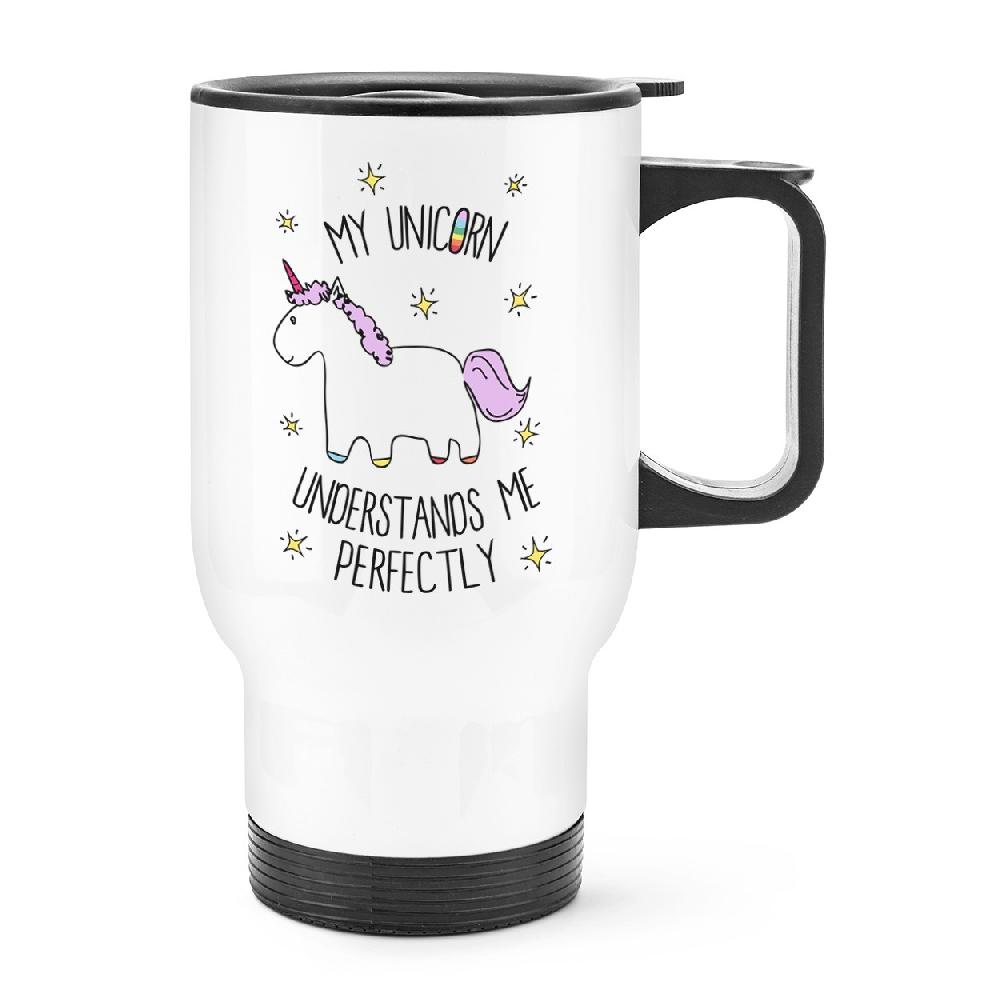 gift base Lila My Unicorn Understands Me Travel Mug Cup With Handle