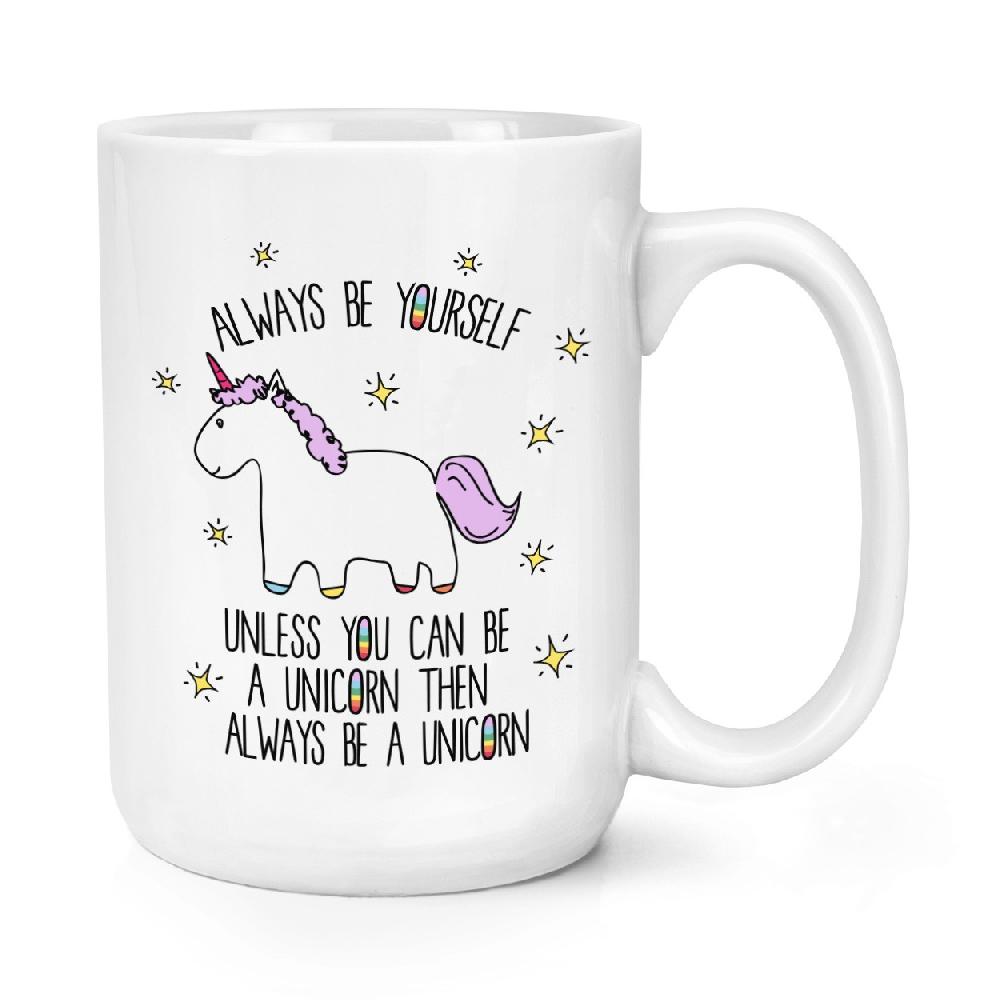 gift base Lila Unicorn Always Be Yourself 15oz Large Mug Cup