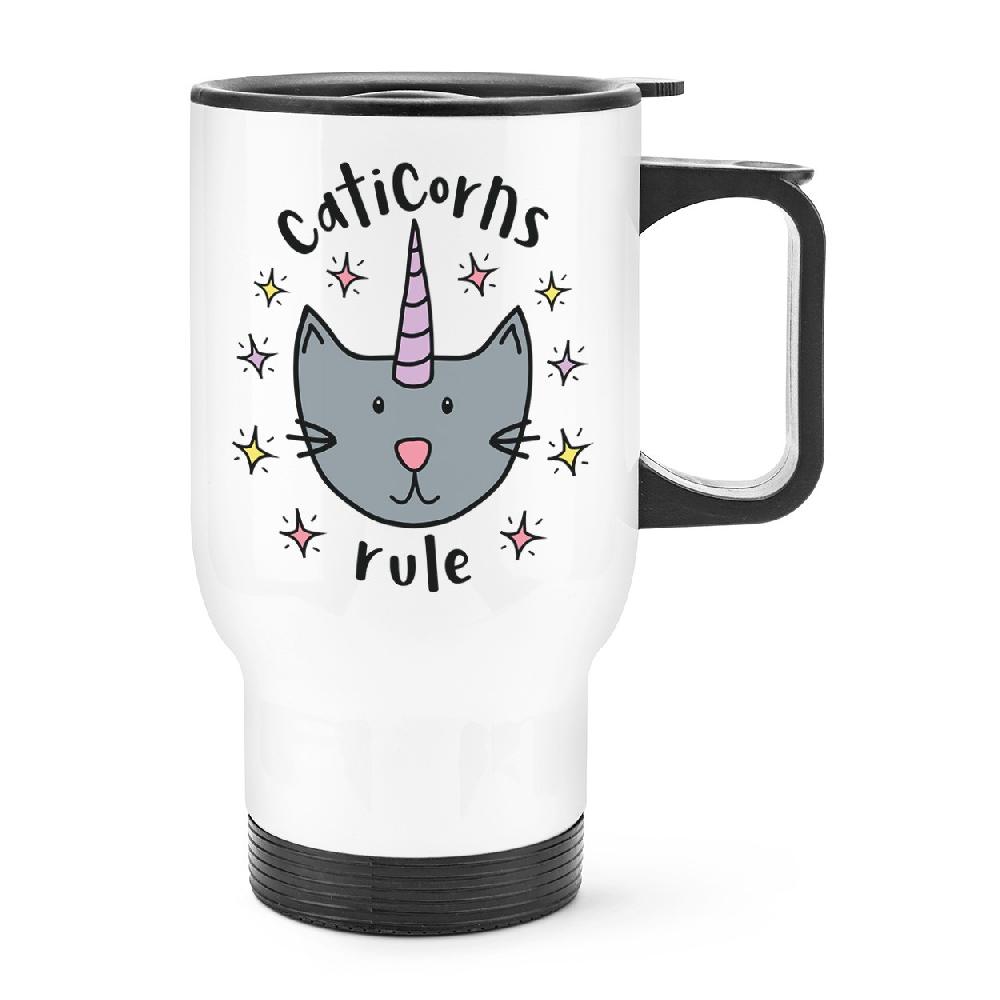 gift base Luna Caticorns Rule Travel Mug Cup With Handle