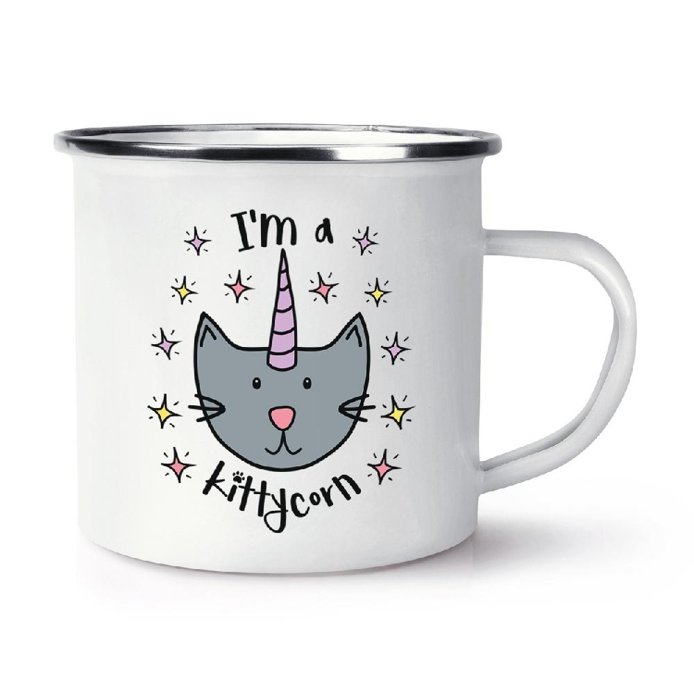 gift base Luna I'm A Kittycorn Retro Enamel Mug Cup