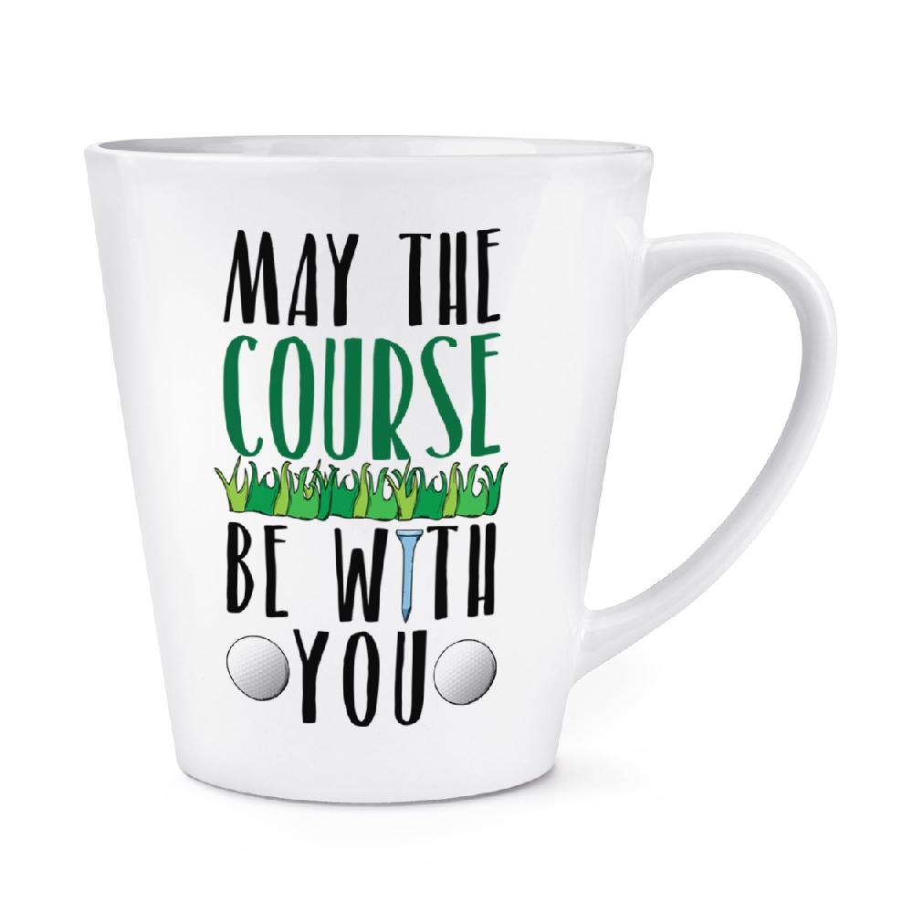 gift base May The Course Be With You Golf 12oz Latte Mug Cup