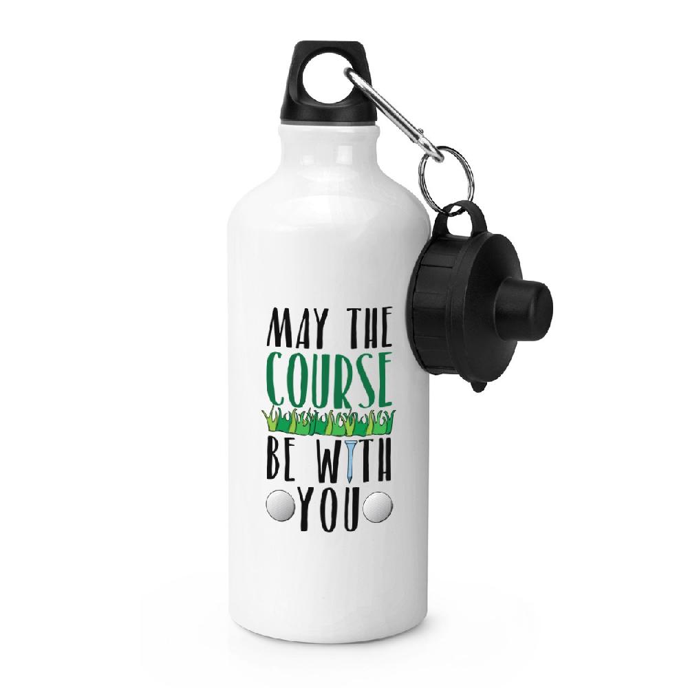 gift base May The Course Be With You Golf Sports Bottle
