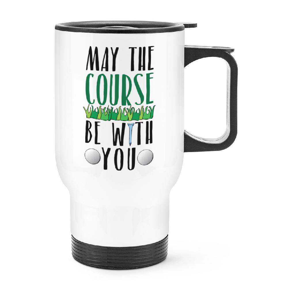 gift base May The Course Be With You Travel Mug Cup With Handle