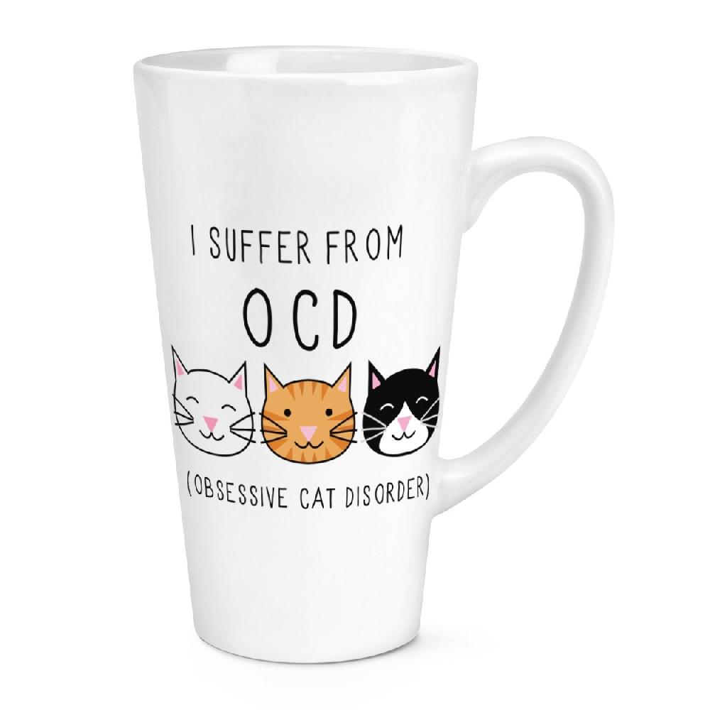 gift base Obsessive Cat Disorder OCD 17oz Large Latte Mug Cup