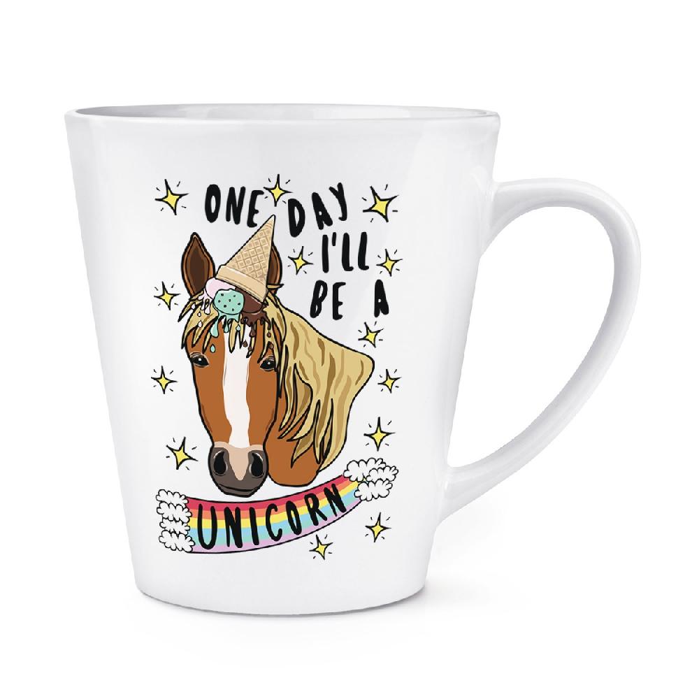 gift base One Day I'll Be A Unicorn 12oz Latte Mug Cup