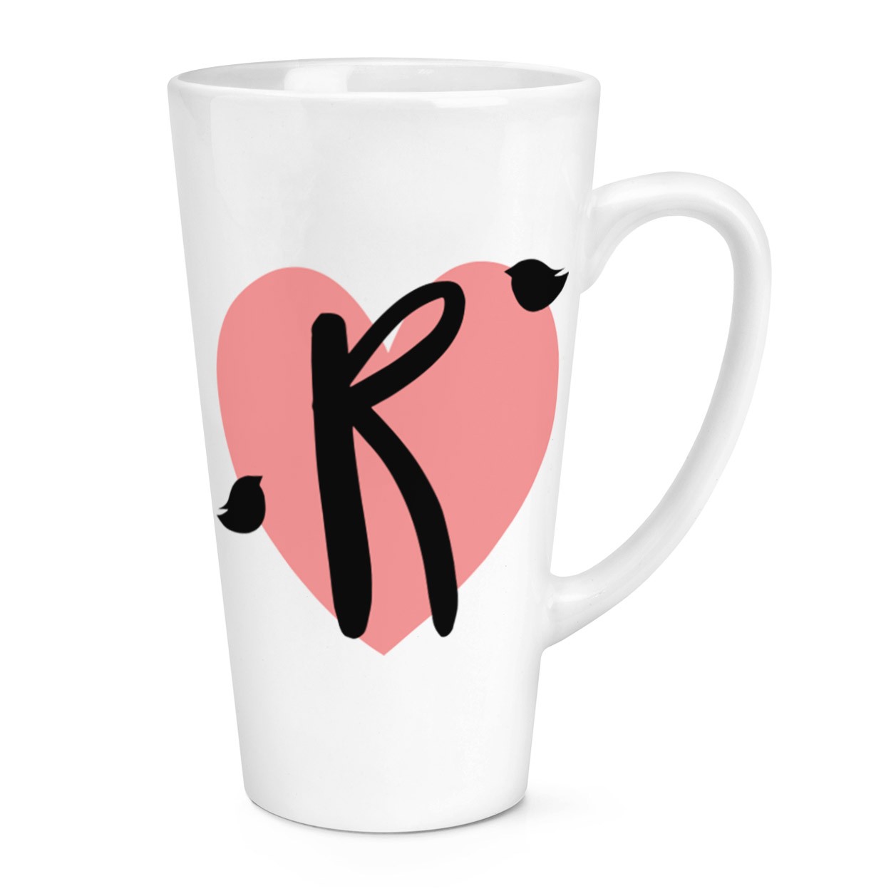 gift base R Heart Alphabet 17oz Large Latte Mug Cup