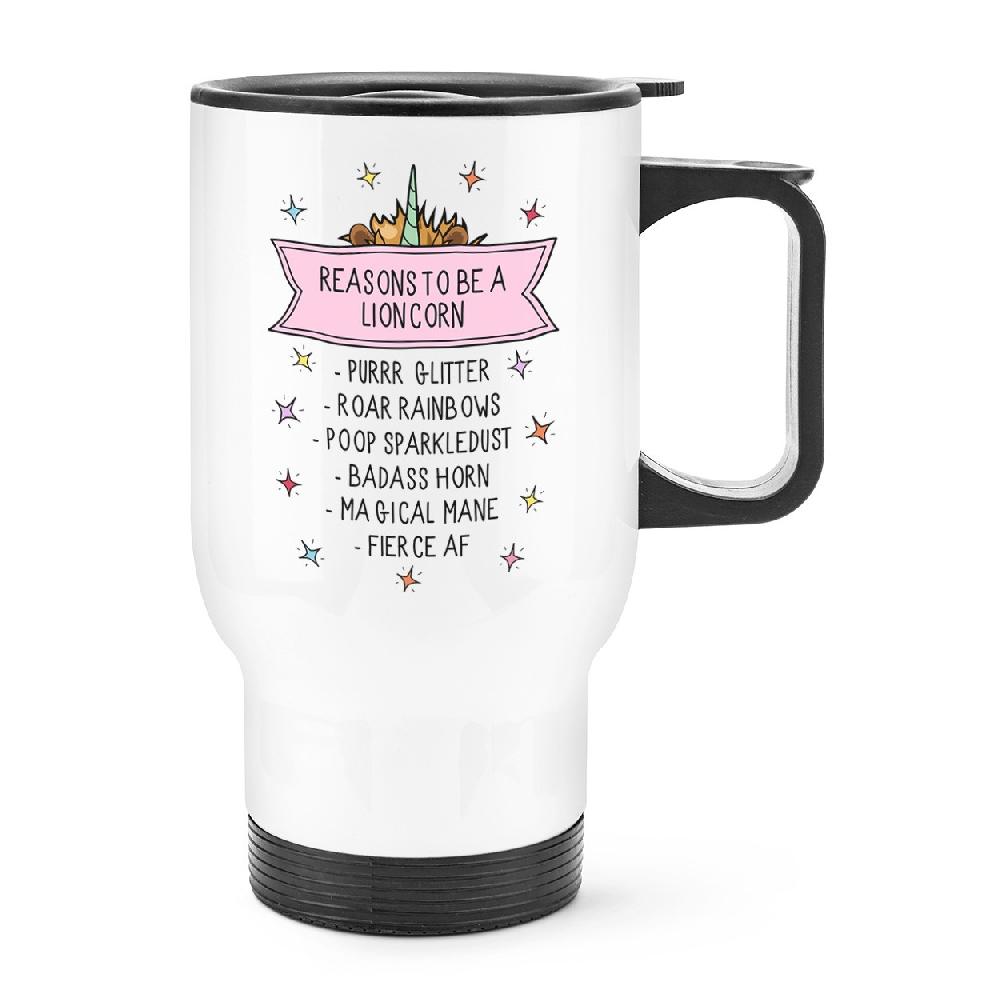 gift base Reasons To Be A Lioncorn Travel Mug Cup With Handle