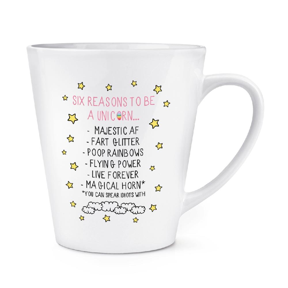 gift base Reasons To Be A Unicorn 12oz Latte Mug Cup
