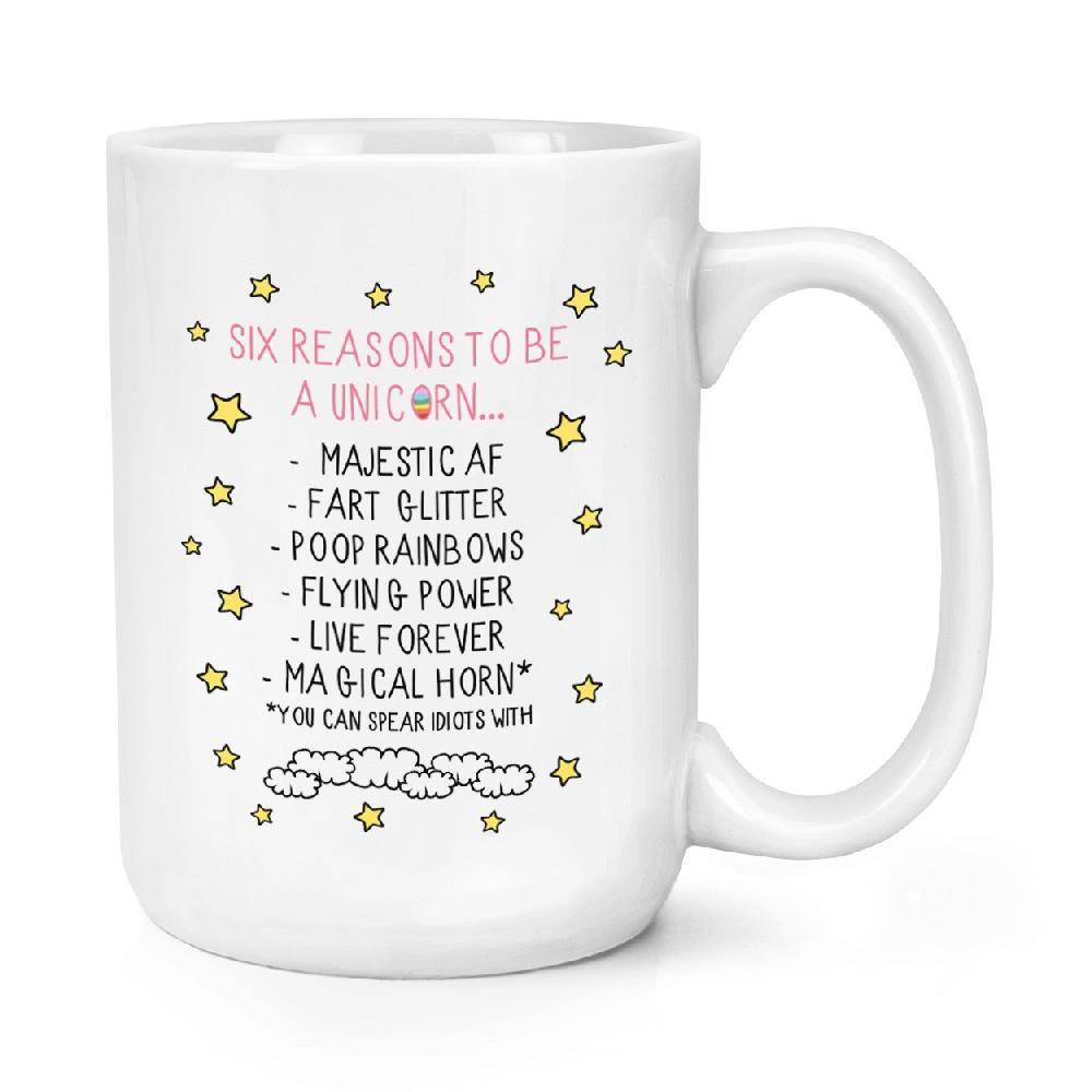 gift base Reasons To Be A Unicorn 15oz Large Mug Cup