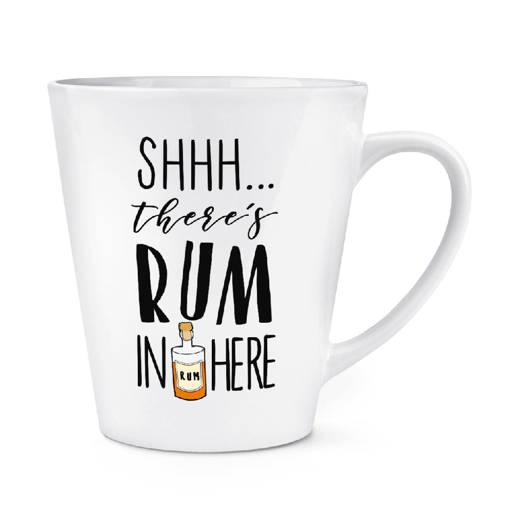 gift base Shhh There's Rum In Here 12oz Latte Mug Cup