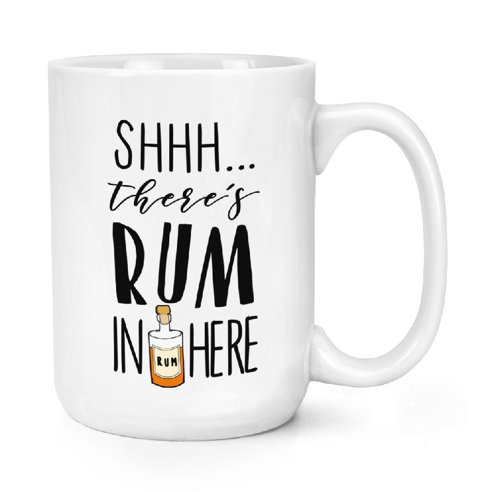 gift base Shhh There's Rum In Here 15oz Large Mug Cup