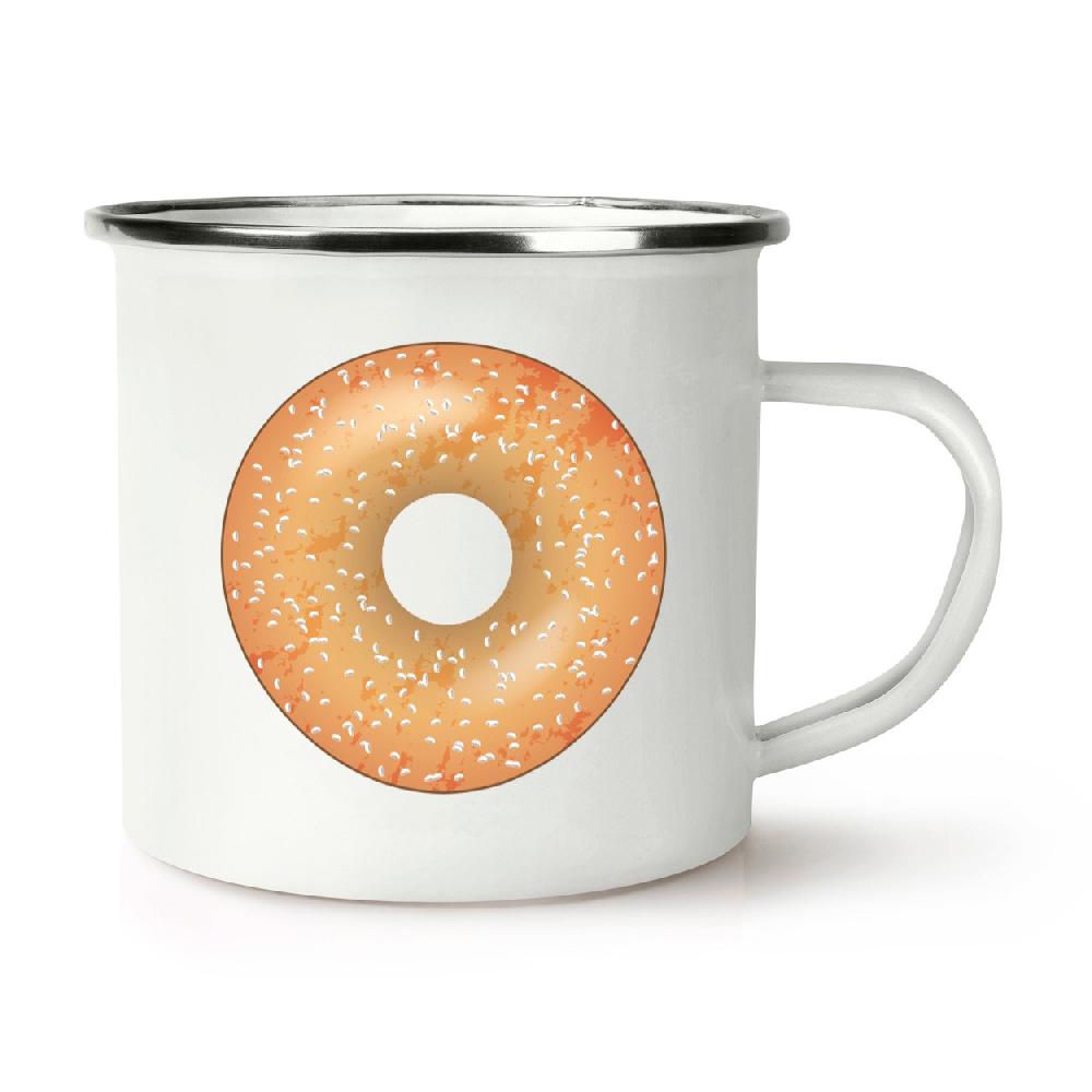 gift base Sprinkled Glazed Doughnut Donut Retro Enamel Mug Cup