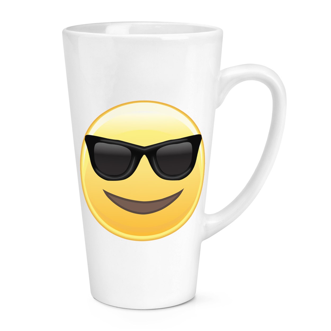 gift base Sunglasses Emoji 17oz Large Latte Mug Cup
