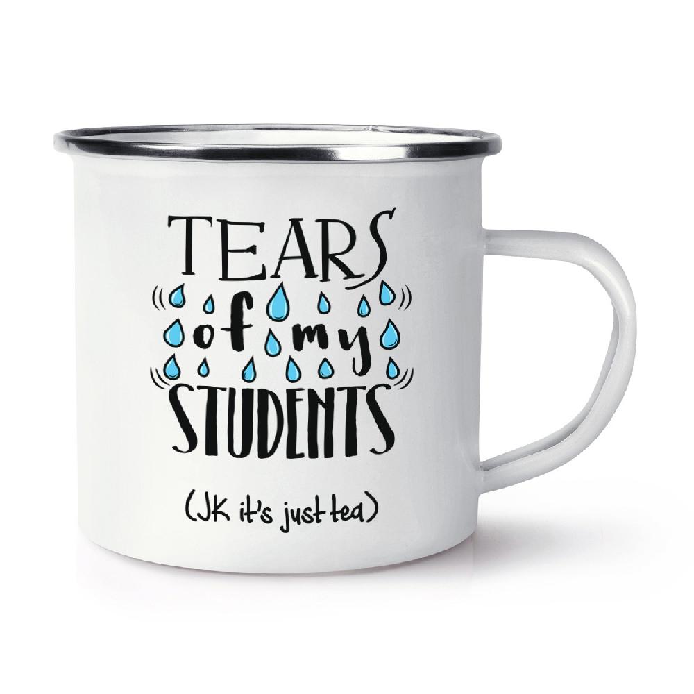 gift base Tears Of My Students Tea Retro Enamel Mug Cup