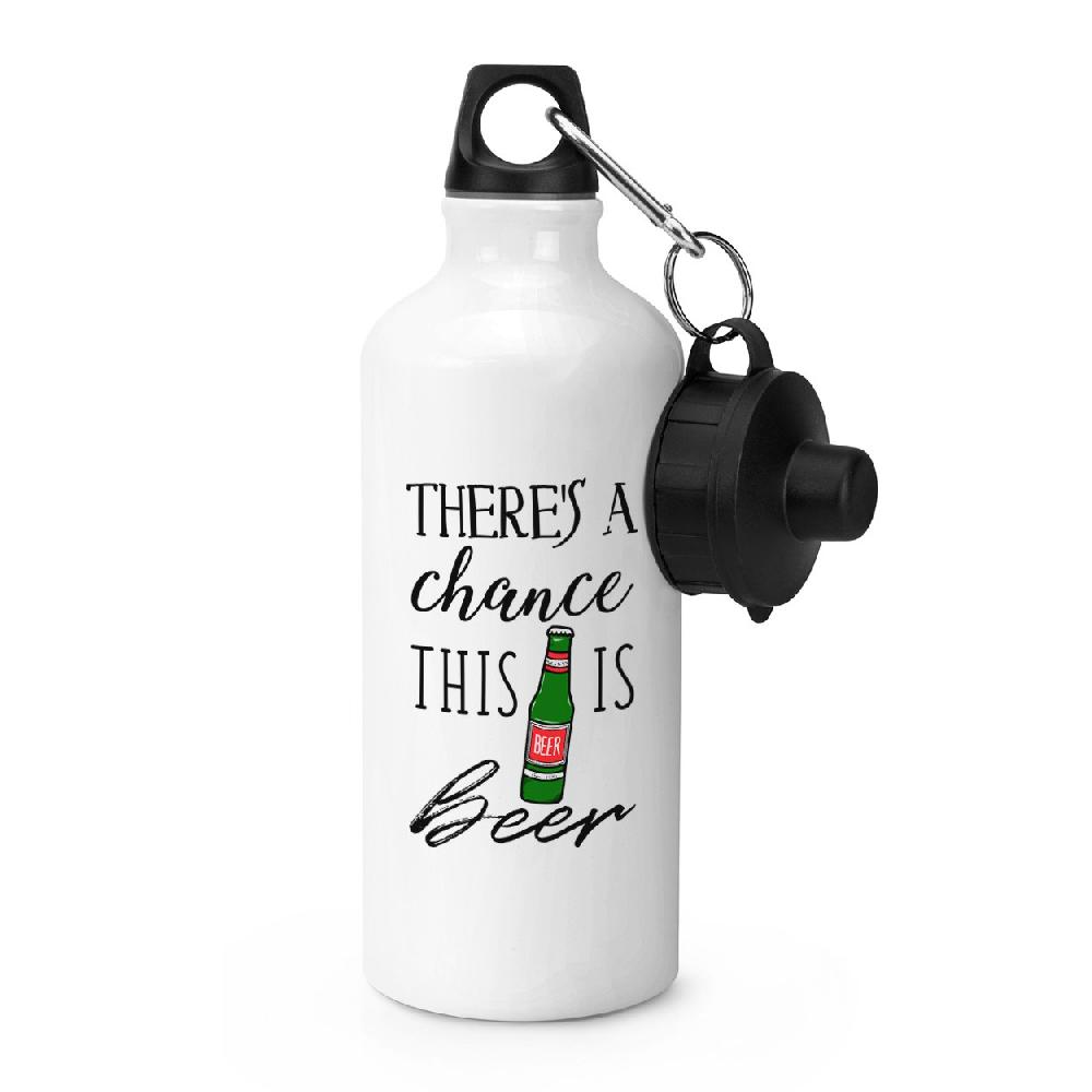 gift base There's A Chance This Is Beer Sports Bottle