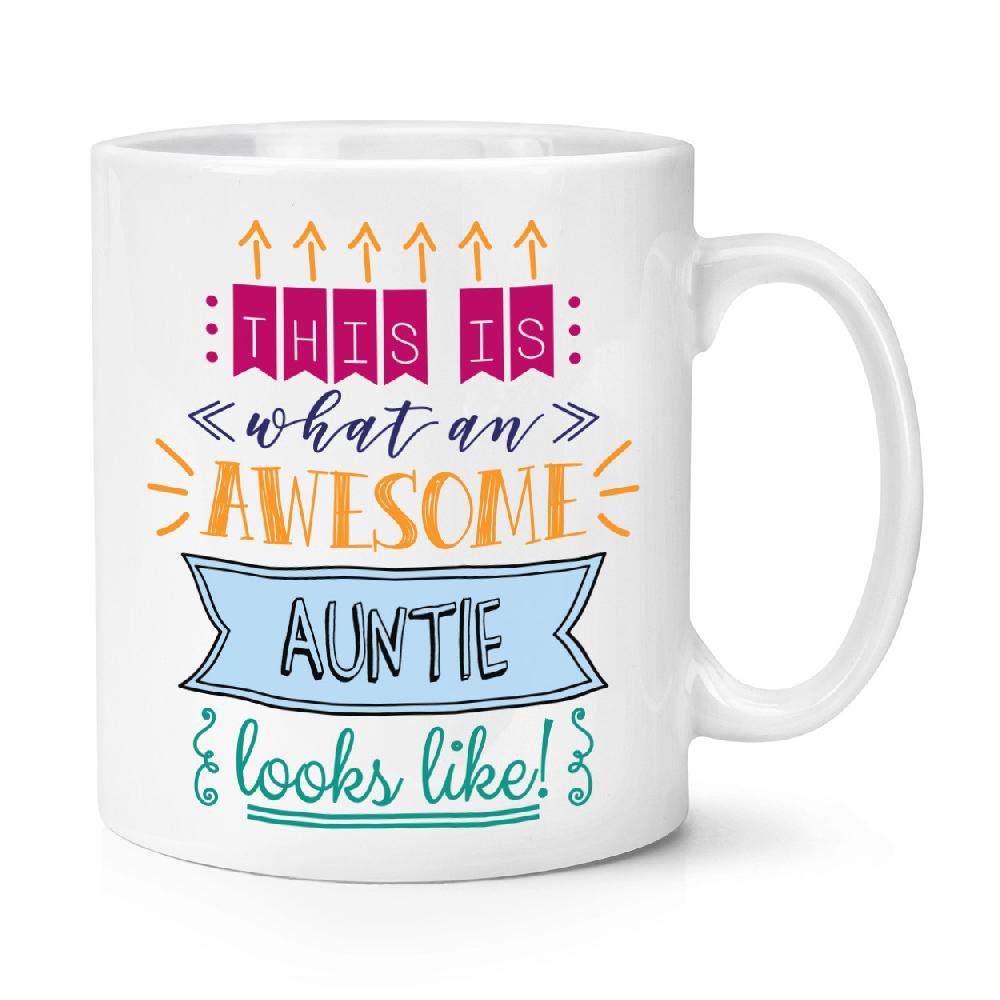 gift base This Is What An Awesome Auntie Looks Like 10oz Mug Cup