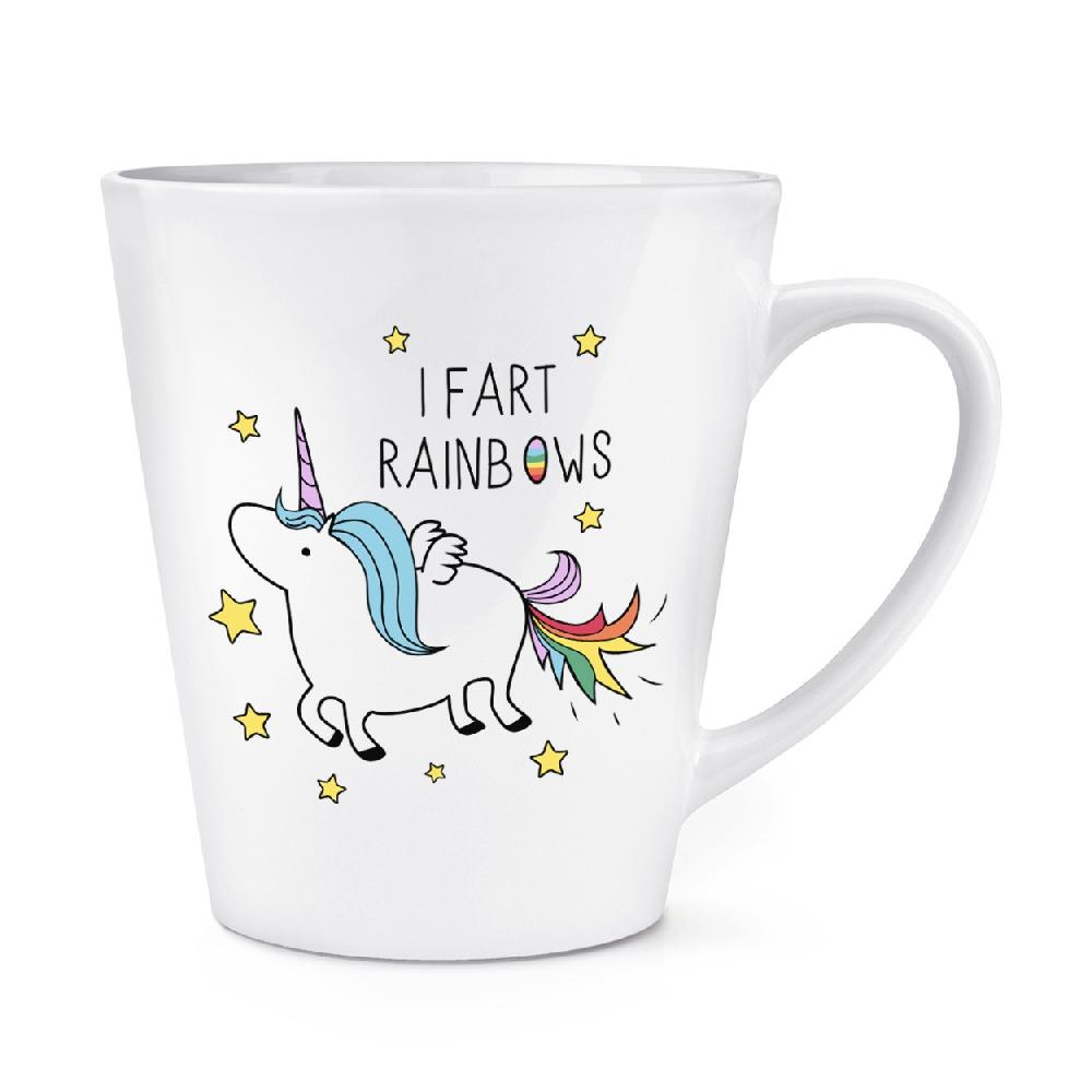 gift base Unicorn I Fart Rainbows 12oz Latte Mug Cup