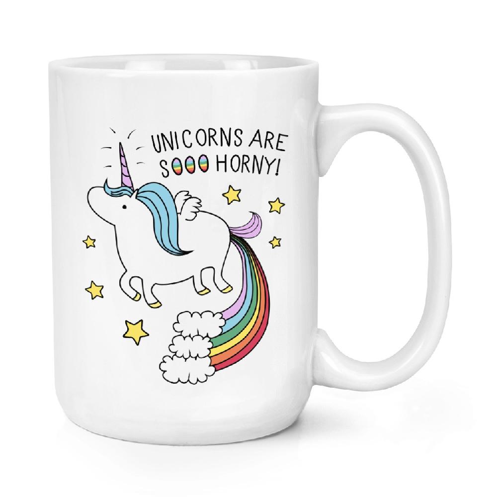 gift base Unicorns Are Sooo Horny 15oz Large Mug Cup