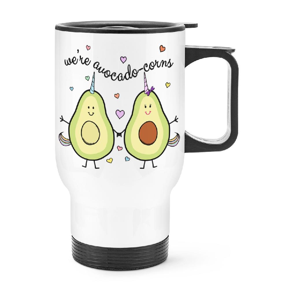 gift base We're Avocadocorns Travel Mug Cup With Handle