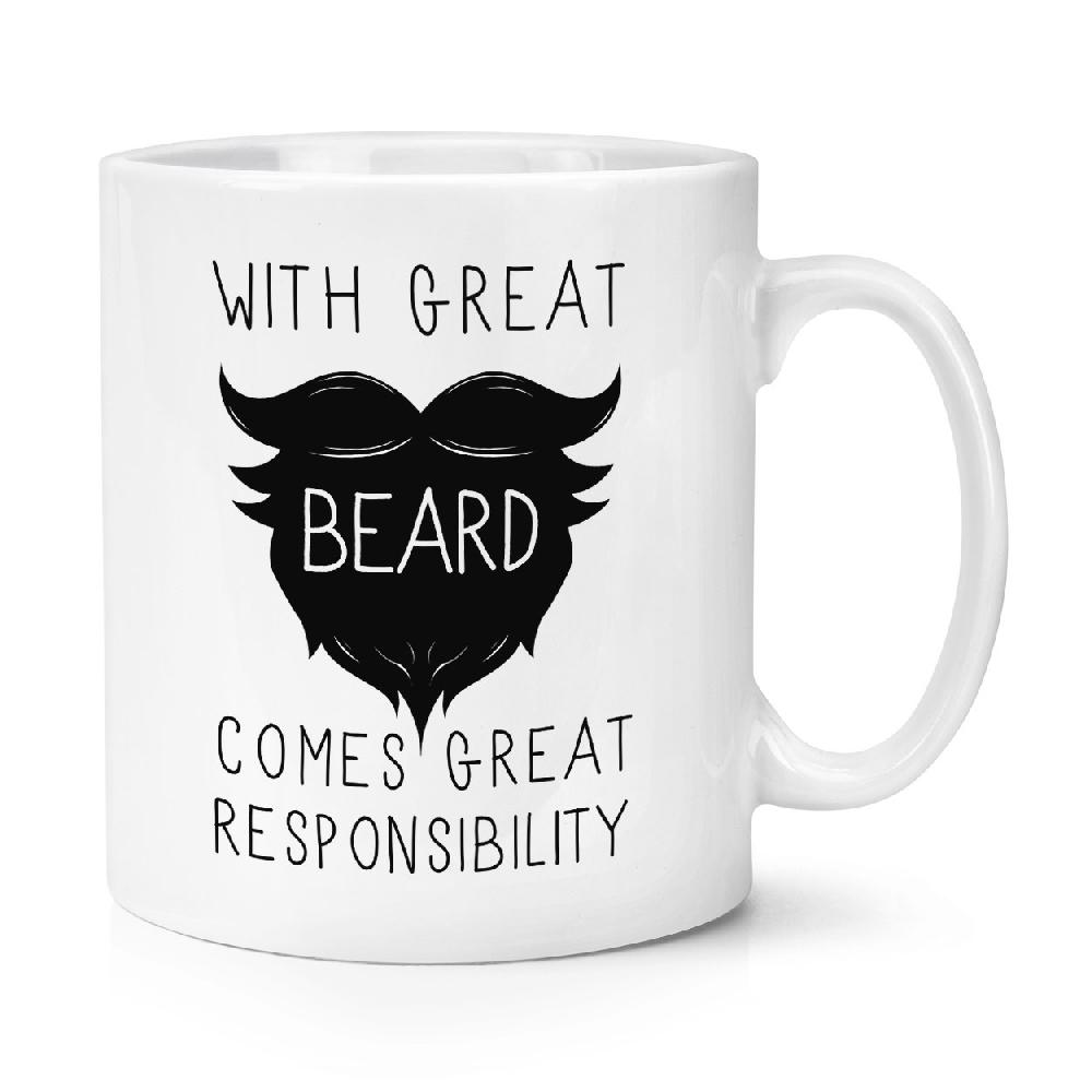 gift base With Great Beard Comes Great Responsibility 10oz Mug Cup