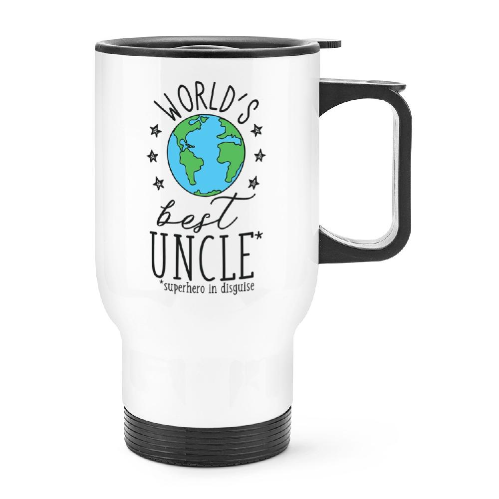 gift base World's Best Uncle Travel Mug Cup With Handle