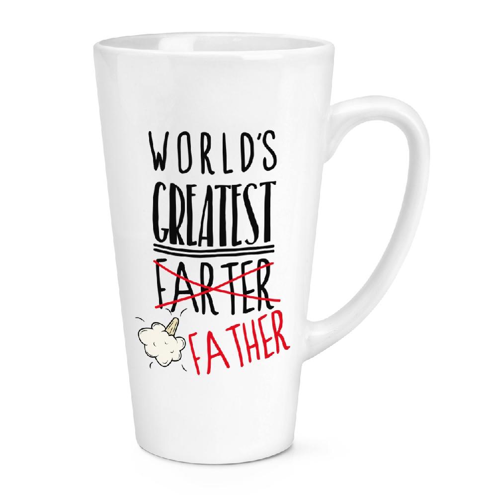 gift base World's Greatest Farter Father 17oz Large Latte Mug Cup