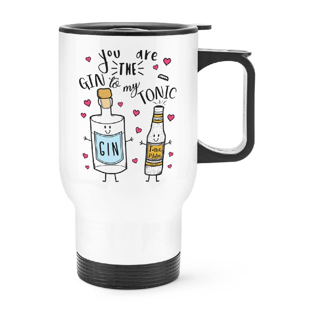 gift base You Are The Gin To My Tonic Travel Mug Cup With Handle