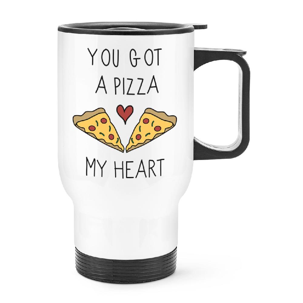 gift base You Got A Pizza My Heart Travel Mug Cup With Handle