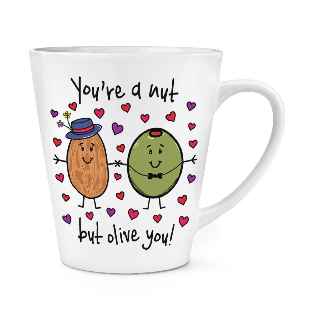 gift base You're A Nut But Olive You 12oz Latte Mug Cup