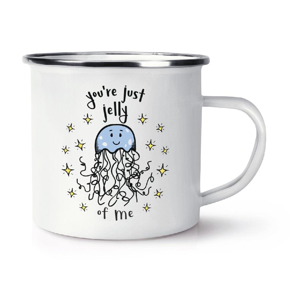 gift base You're Just Jelly Of Me Retro Enamel Mug Cup