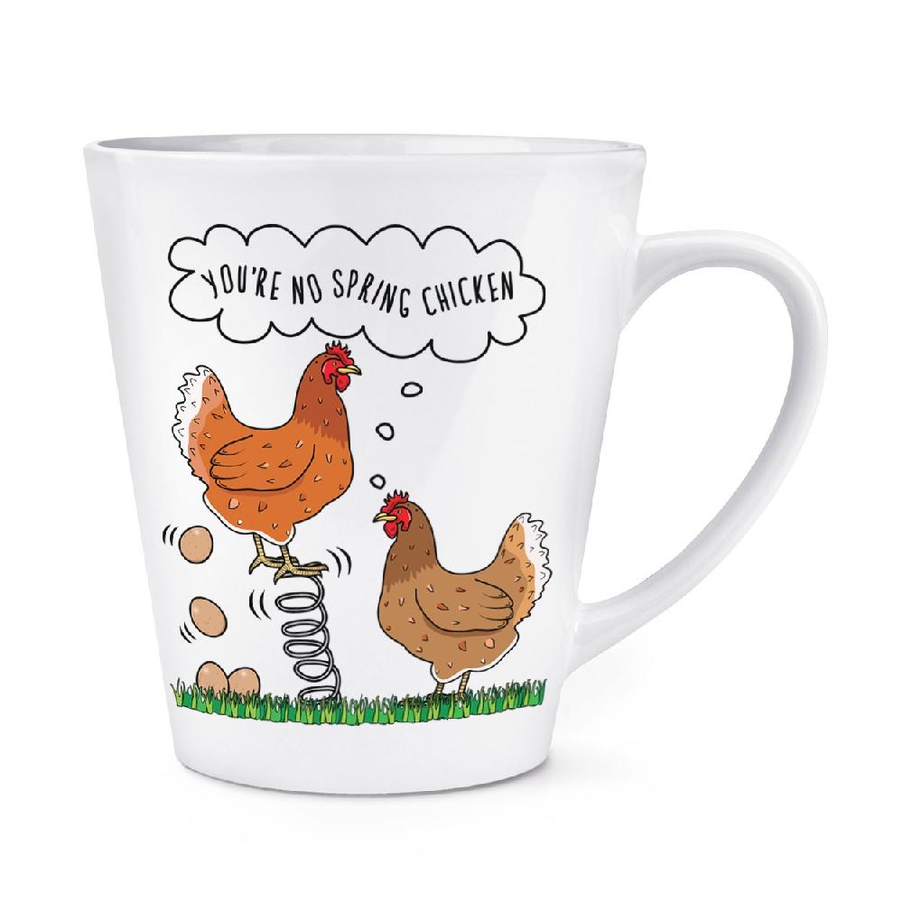 gift base You're No Spring Chicken 12oz Latte Mug Cup