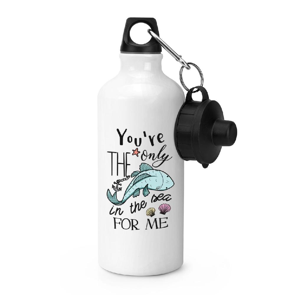 gift base You're The Only Fish In The Sea For Me Sports Bottle