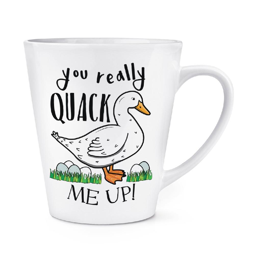 gift base You Really Quack Me Up Duck 12oz Latte Mug Cup