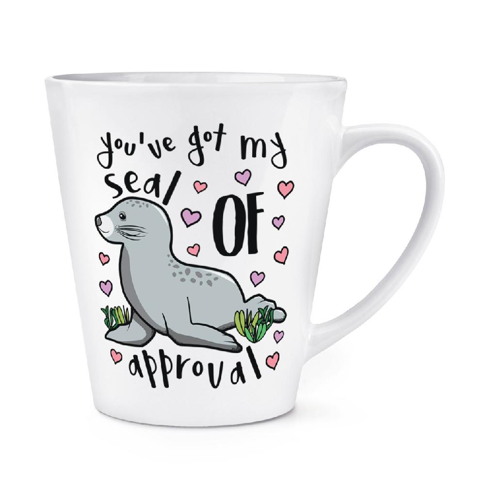 gift base You've Got My Seal Of Approval 12oz Latte Mug Cup