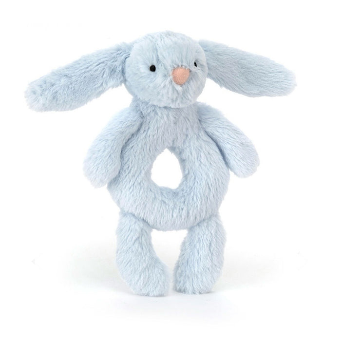 gift base Jellycat Bashful Blue Bunny Ring Rattle