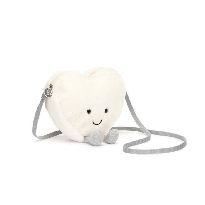 gift base Jellycat White Love Heart Bag