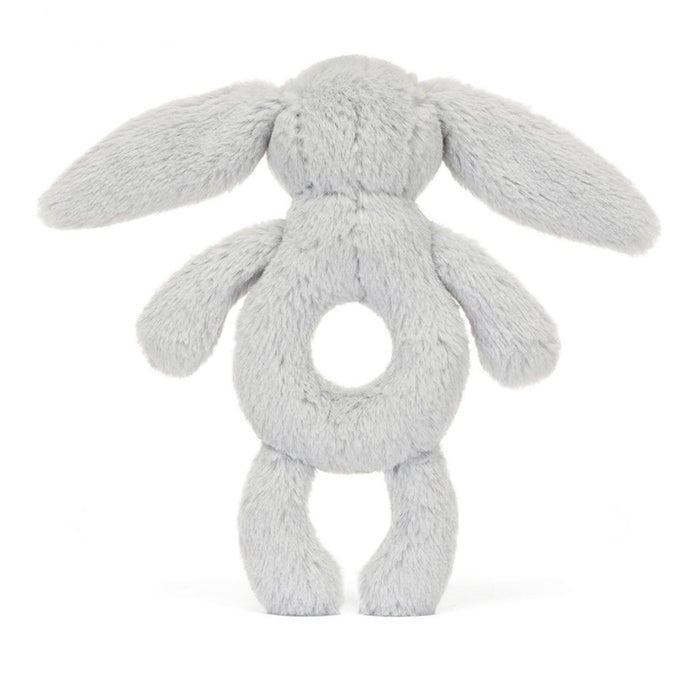 Gift Base Jellycat Bashful Silver Bunny Ring Rattle