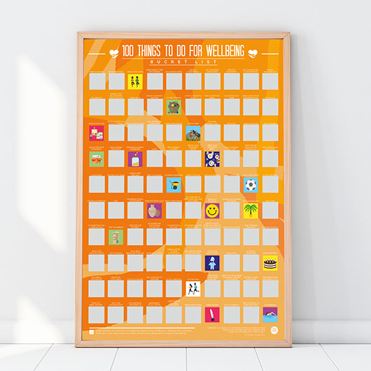 gift republic 100 Things to do for Wellbeing Bucket List