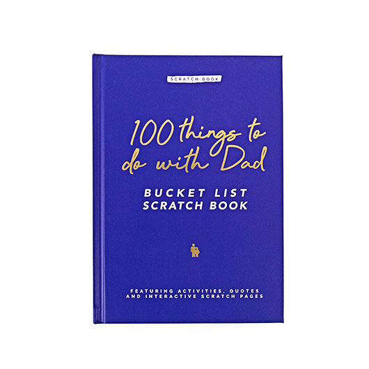 Gift Republic 100 Things To Do With Dad Bucket List Scratch Book
