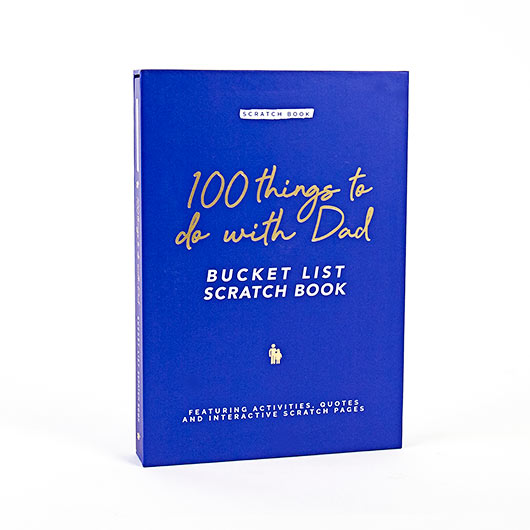 Gift Republic 100 Things To Do With Dad Bucket List Scratch Book