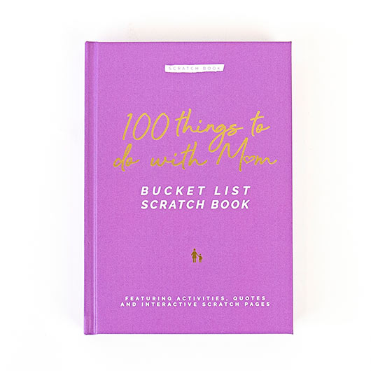 Gift Republic 100 Things To Do With Mum Bucket List Scratch Book