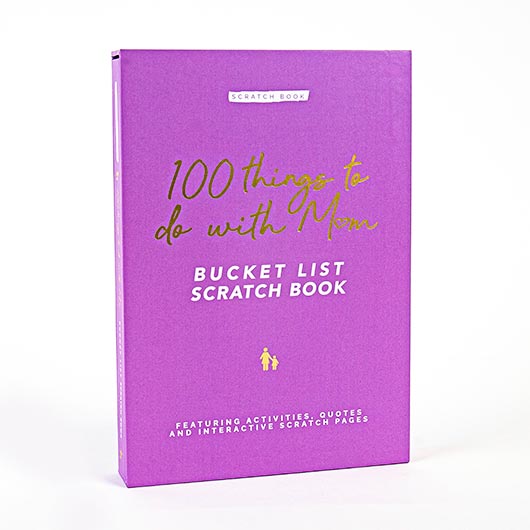 Gift Republic 100 Things To Do With Mum Bucket List Scratch Book