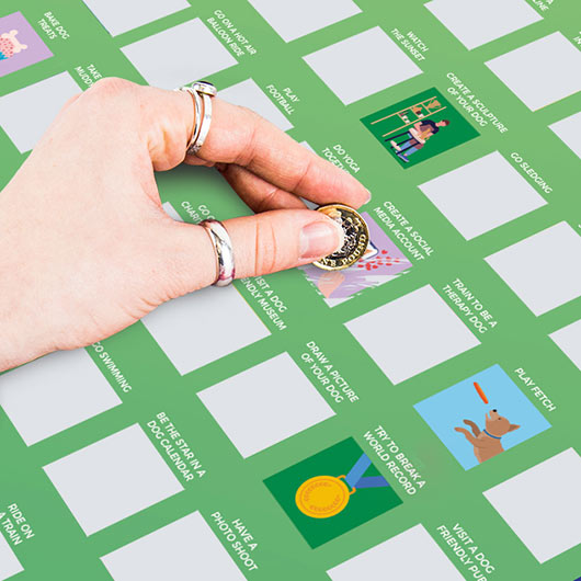 Gift Republic 100 Things To Do With Your Dog Scratch Poster