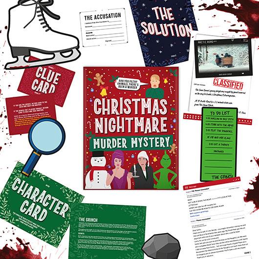 Gift Republic Christmas Nightmare Murder Mystery Game