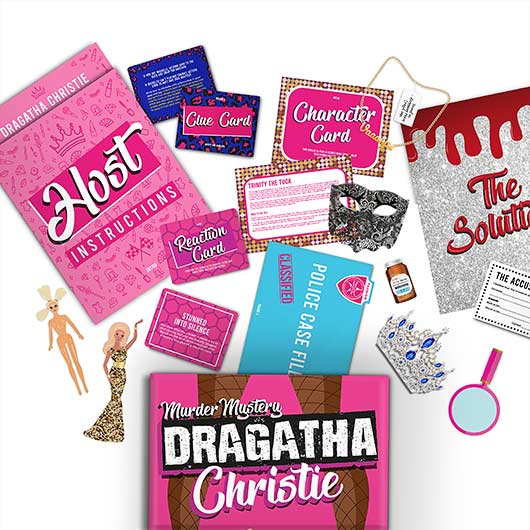 Gift Republic Dragatha Christie Murder Mystery Game
