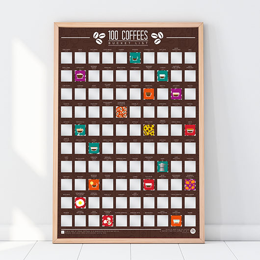 gift republic 100 Coffees Bucket List