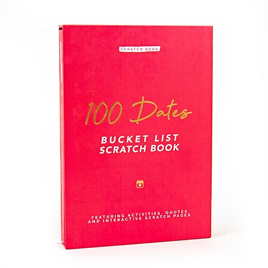 Gift Republic 100 Dates Bucket List Scratch Book
