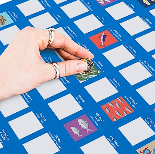 gift republic 100 Fish to Catch Bucket List